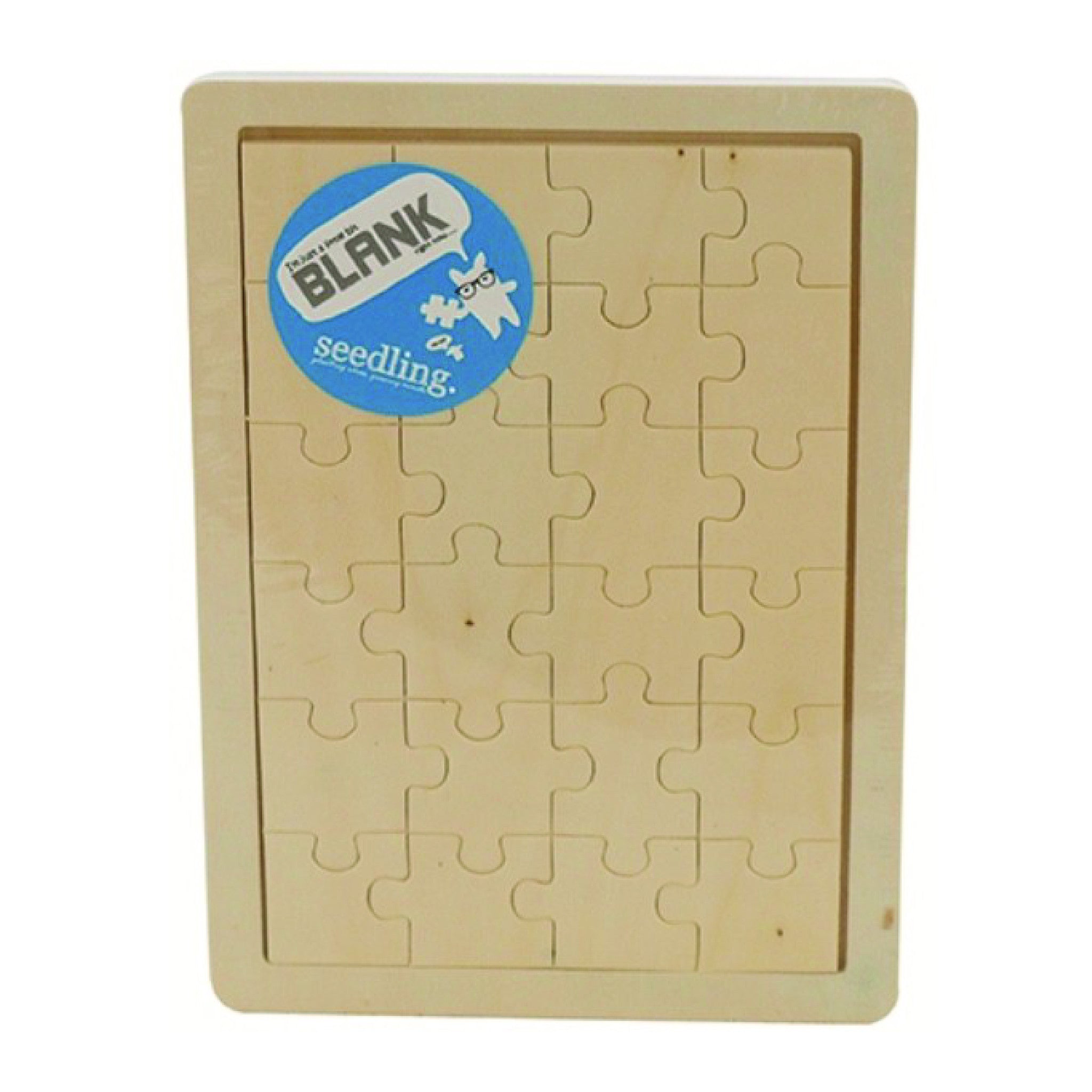 I'm Just a Little Bit Blank Wooden Puzzle